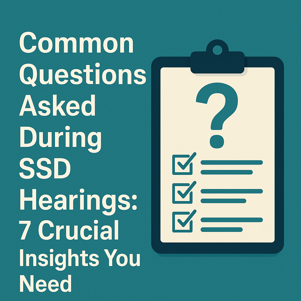 Questions Asked During SSD Hearings