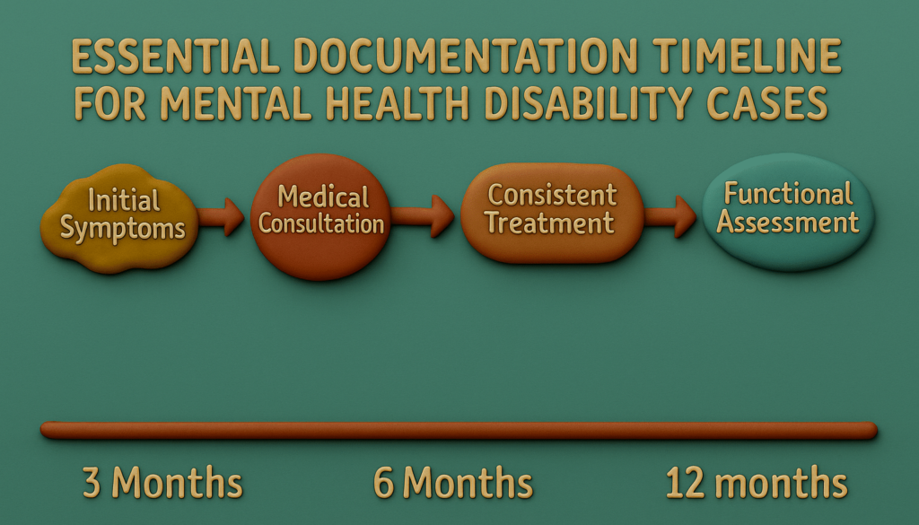 Essential Documentation Timeline for Mental Health Disability Cases