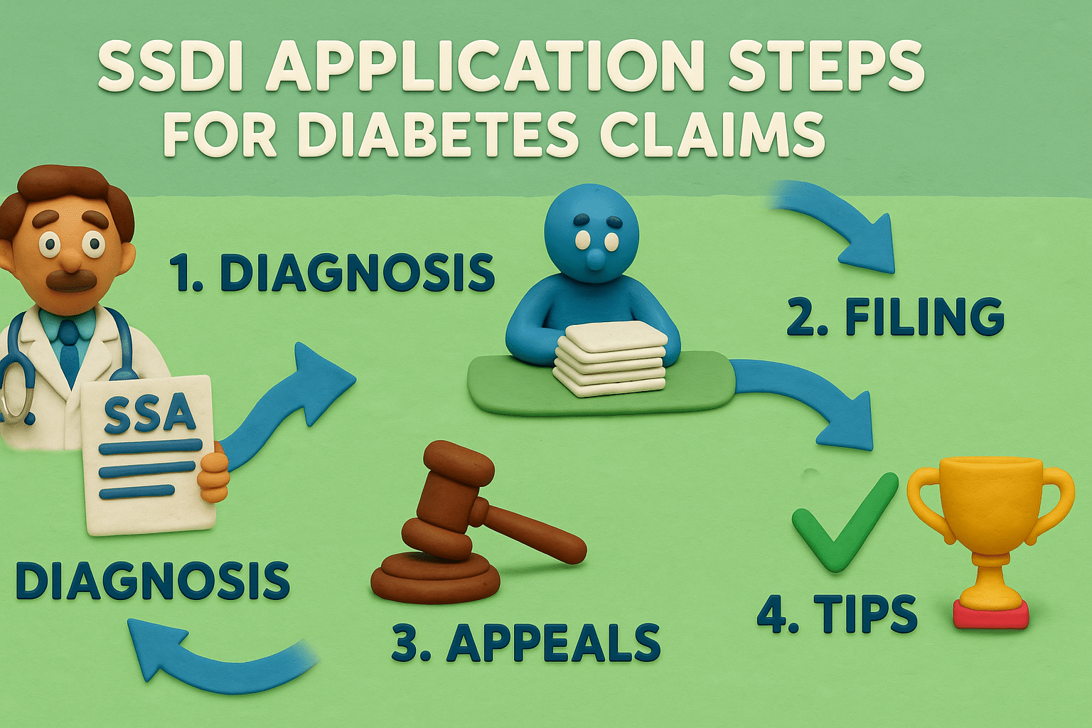 SSDI Application Steps for Diabetes Claims