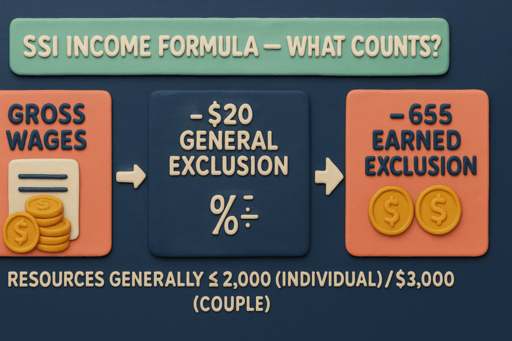 SSI income Formula - What Counts?